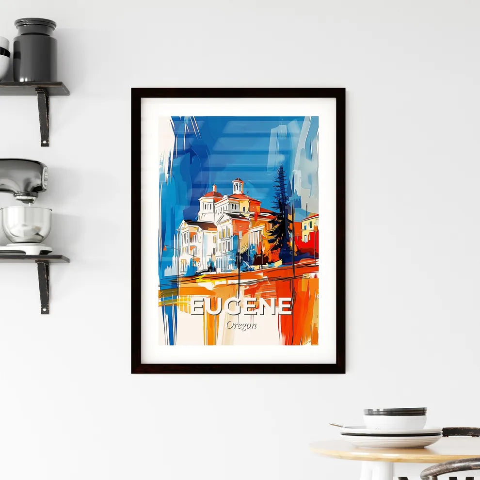 Vibrant Eugene, Oregon Framed Print