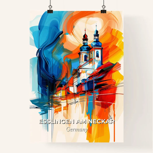 Vibrant Esslingen Am Neckar, Germany Poster