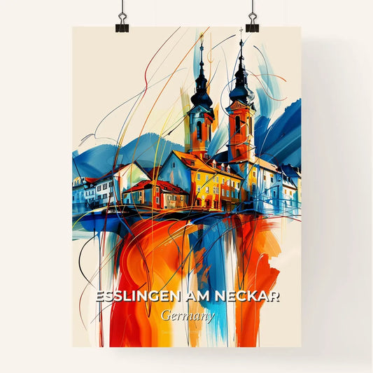 Vibrant Esslingen Am Neckar, Germany Poster