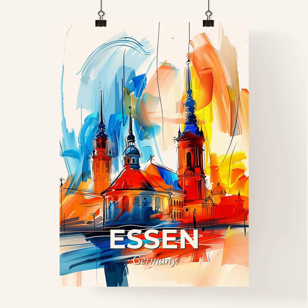 Vibrant Essen, Germany Poster