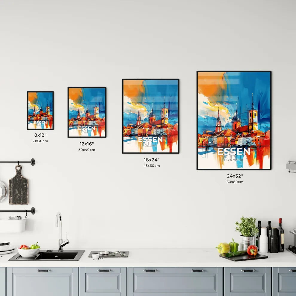 Vibrant Essen, Germany Kitchen Art
