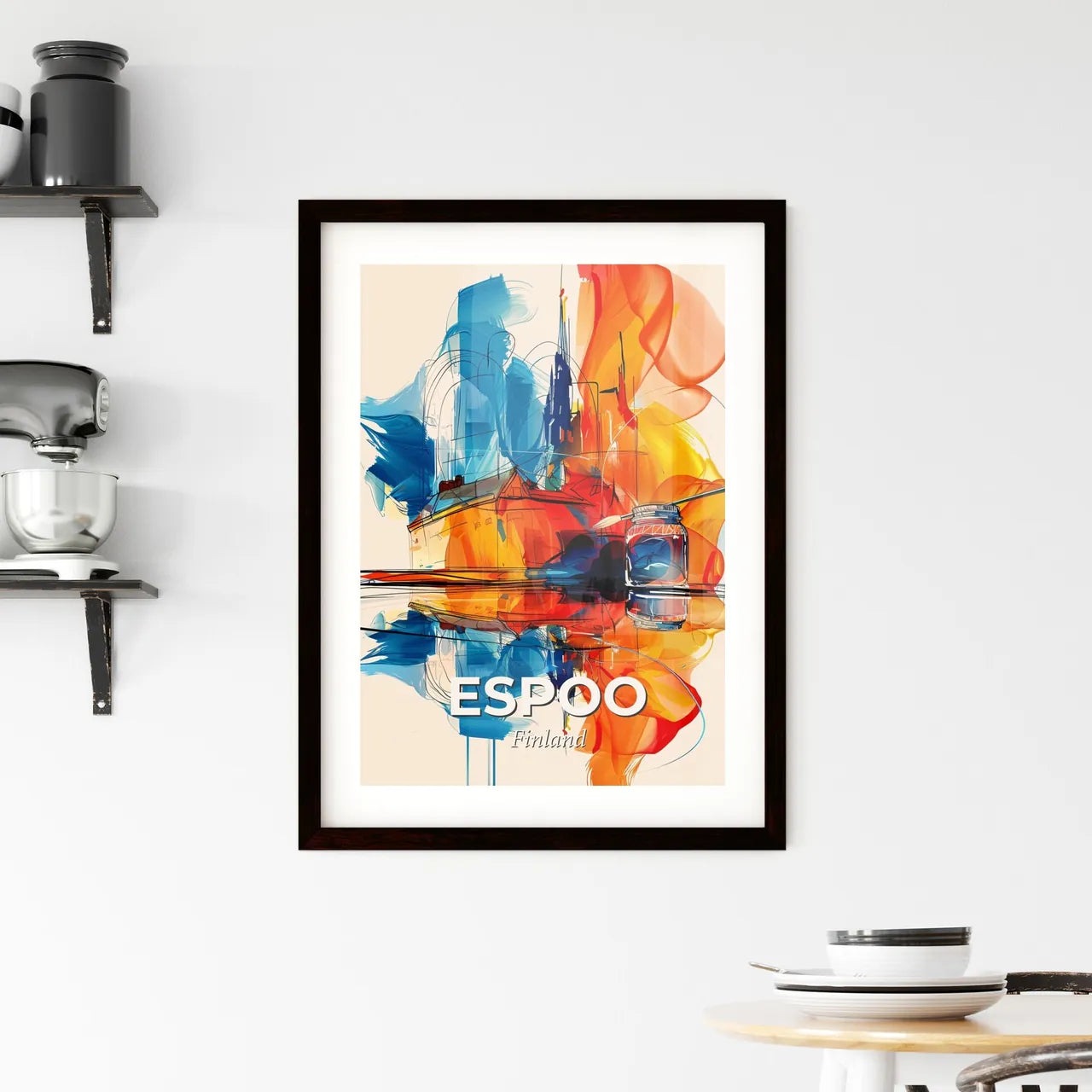 Vibrant Espoo, Finland Framed Print