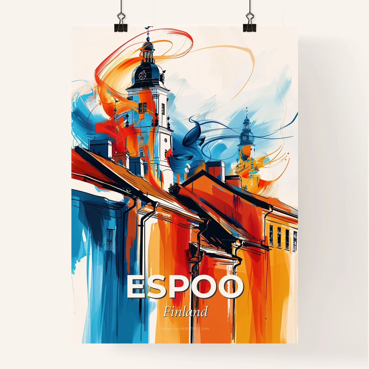 Vibrant Espoo, Finland Poster
