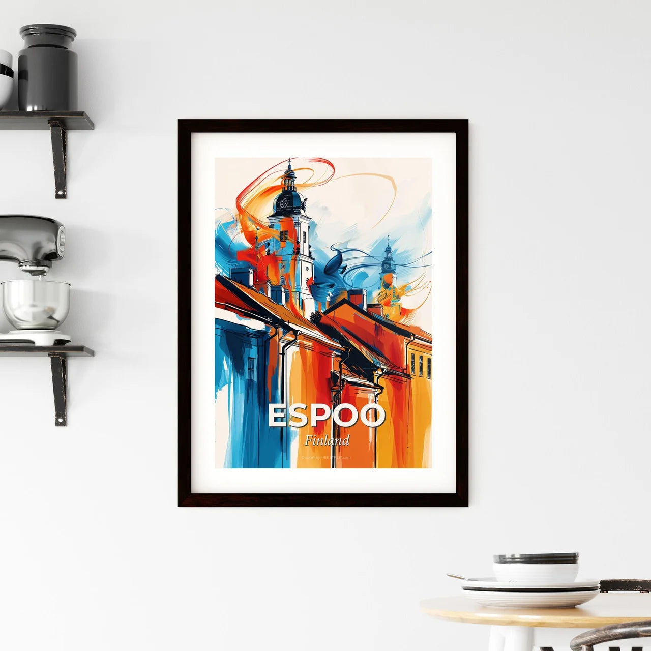 Vibrant Espoo, Finland Framed Print
