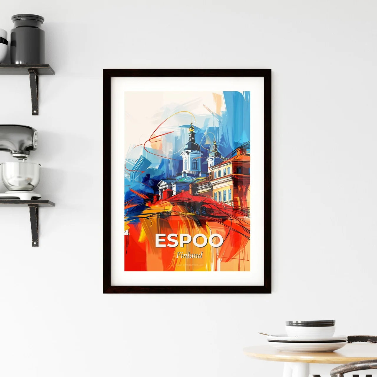 Vibrant Espoo, Finland Framed Print