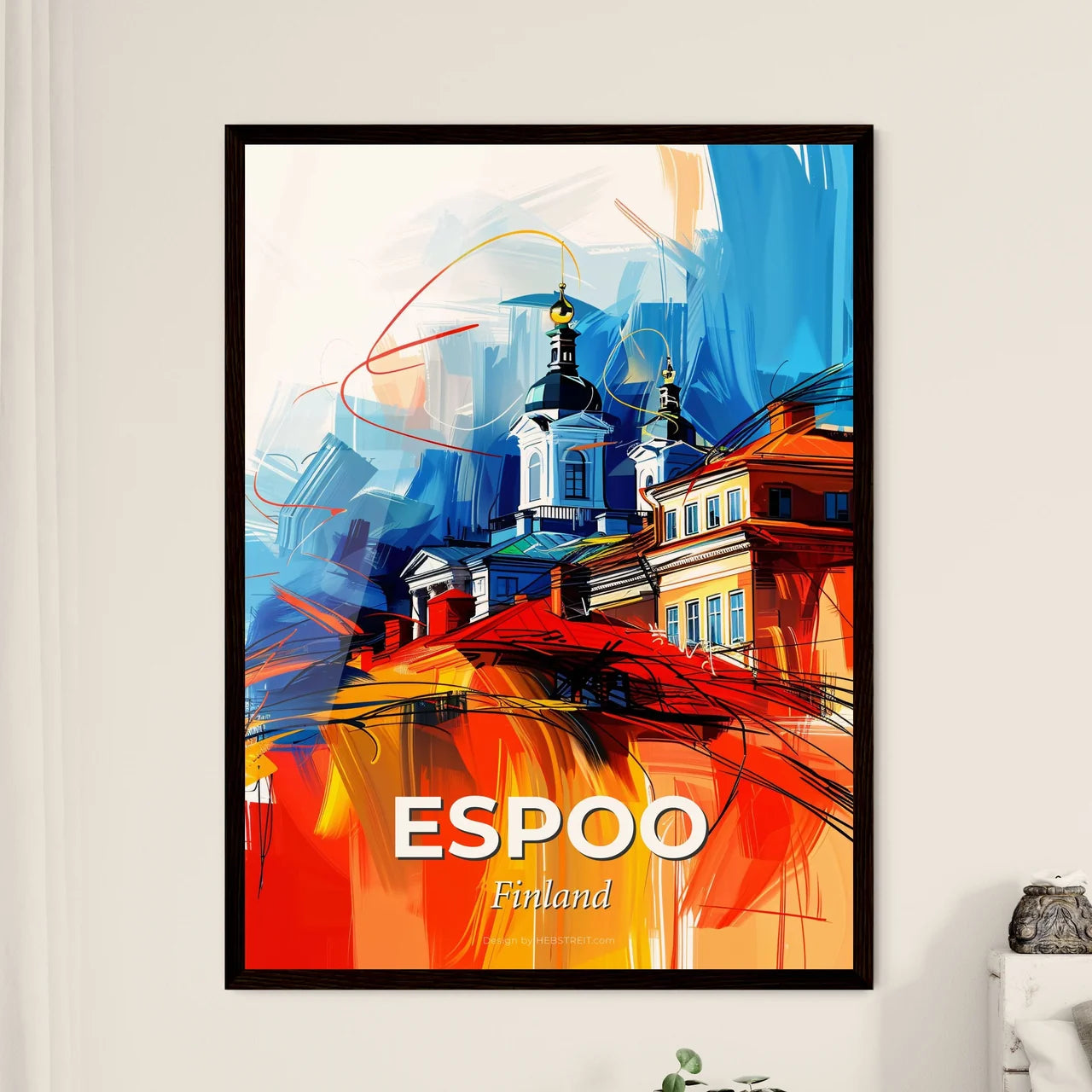 Vibrant Espoo, Finland Art Print