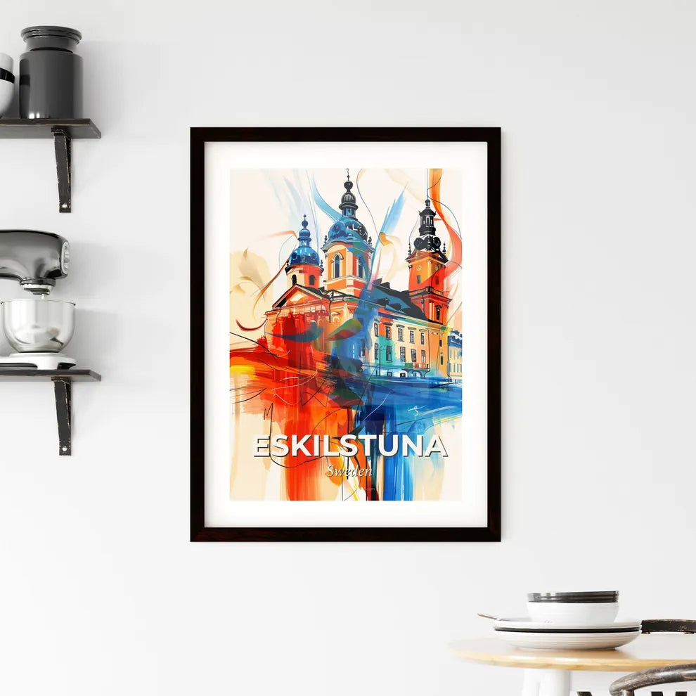 Vibrant Eskilstuna, Sweden Framed Print