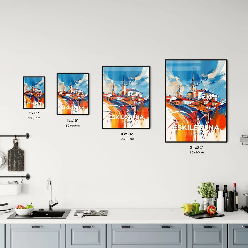 Vibrant Eskilstuna, Sweden Kitchen Art
