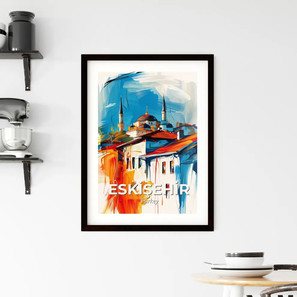 Vibrant Eski̇şehi̇r, Turkey Framed Print