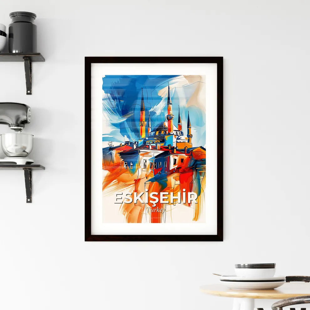 Vibrant Eski̇şehi̇r, Turkey Framed Print