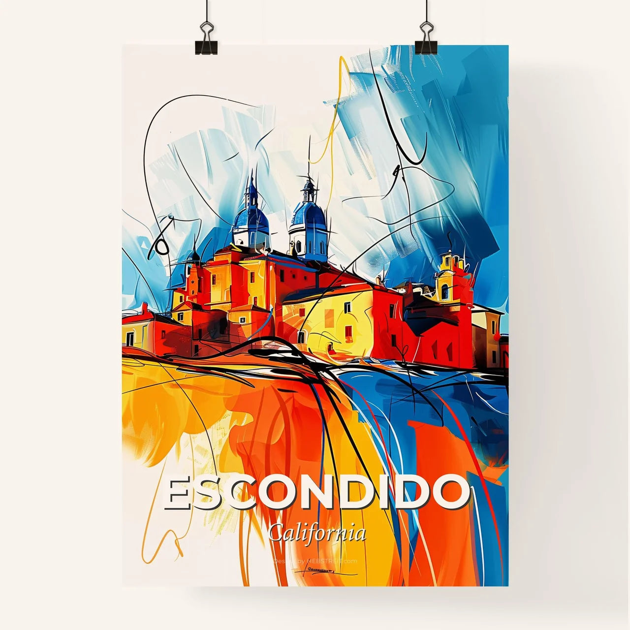 Vibrant Escondido, California Poster