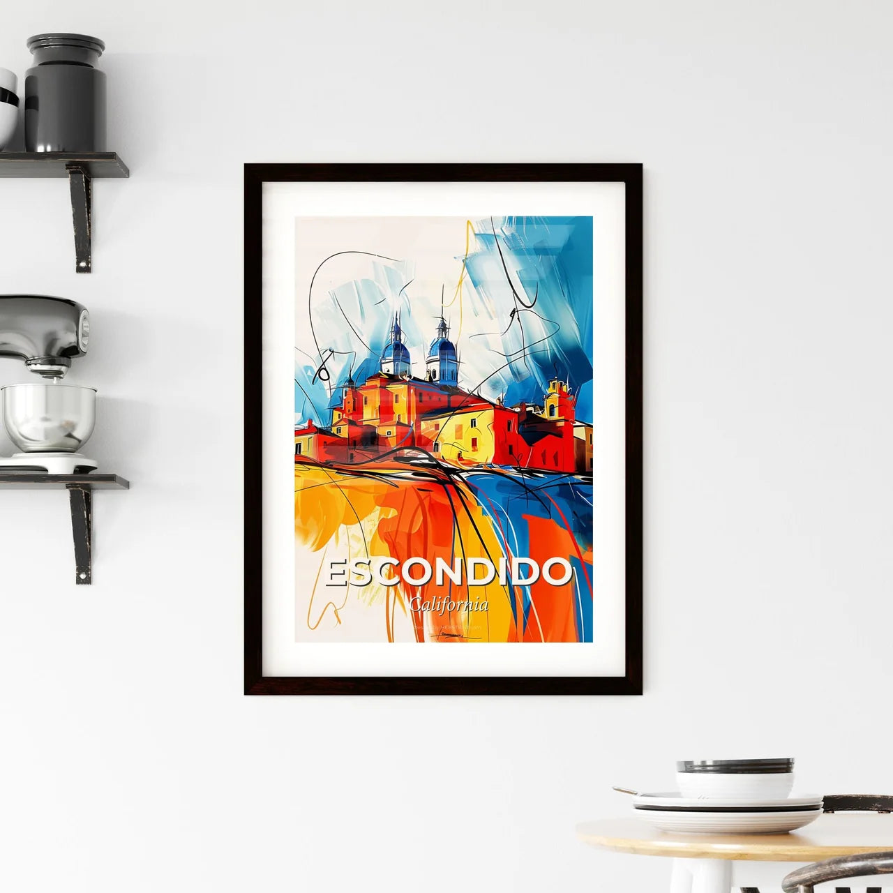 Vibrant Escondido, California Framed Print
