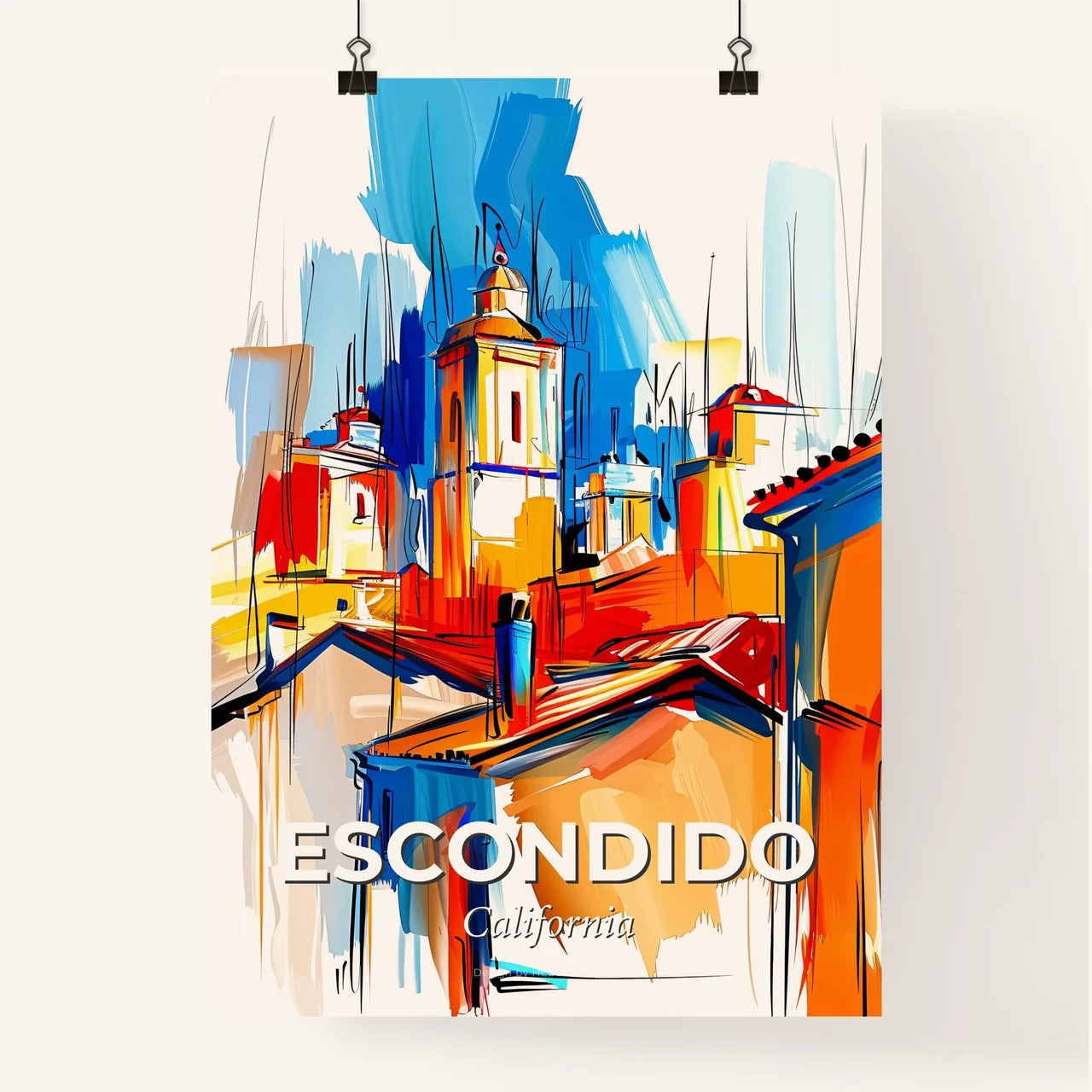 Vibrant Escondido, California Poster
