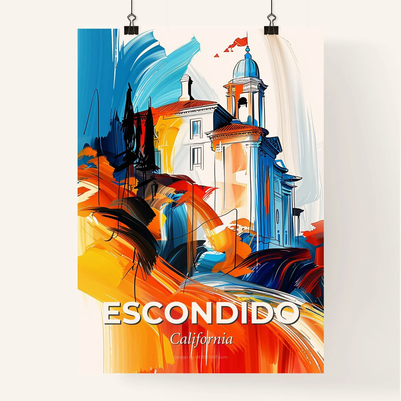 Vibrant Escondido, California Poster