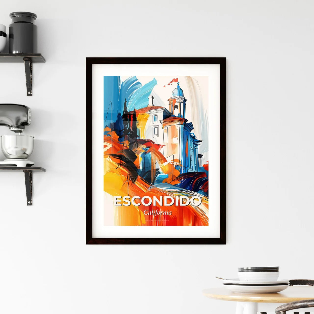 Vibrant Escondido, California Framed Print