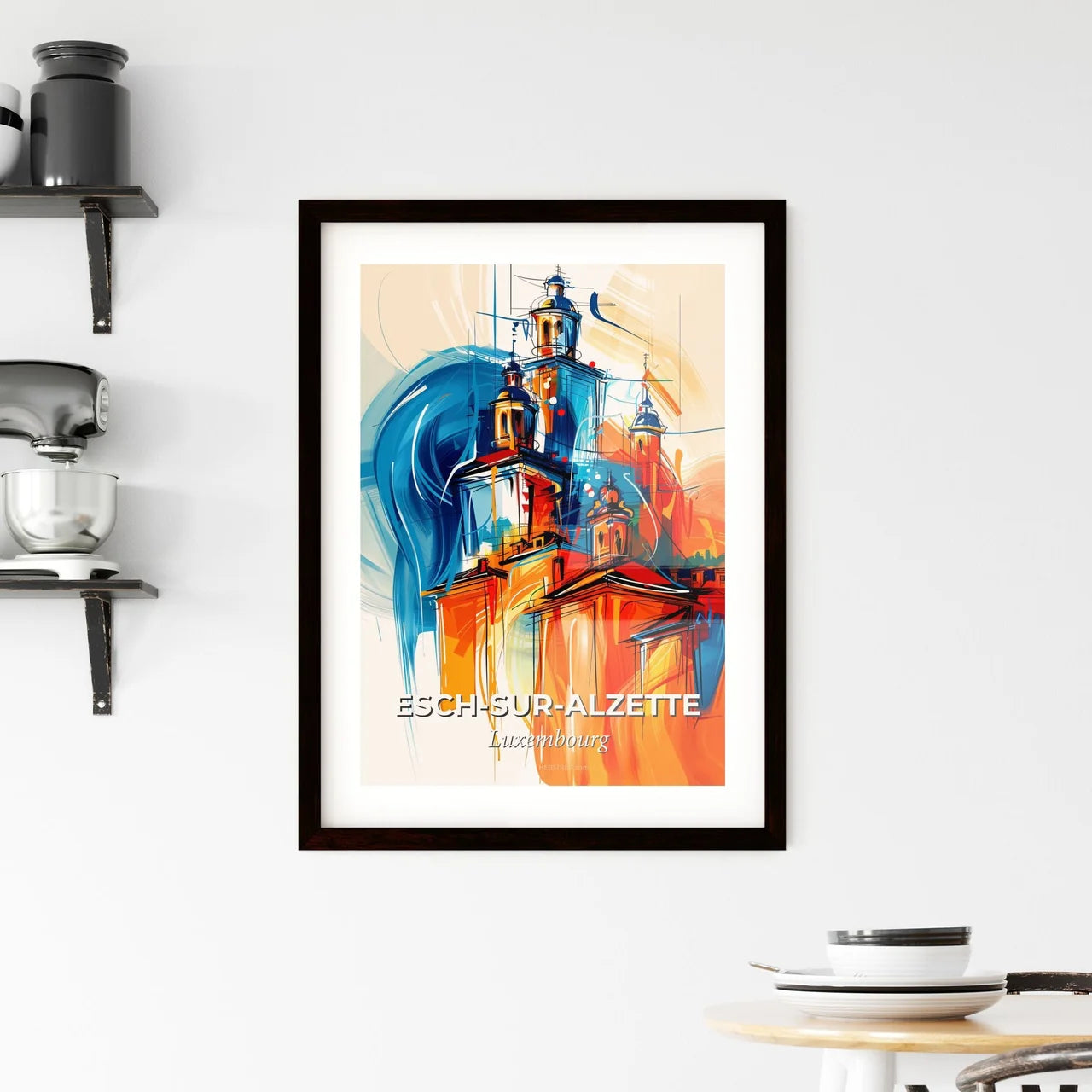Vibrant Esc Framed Print