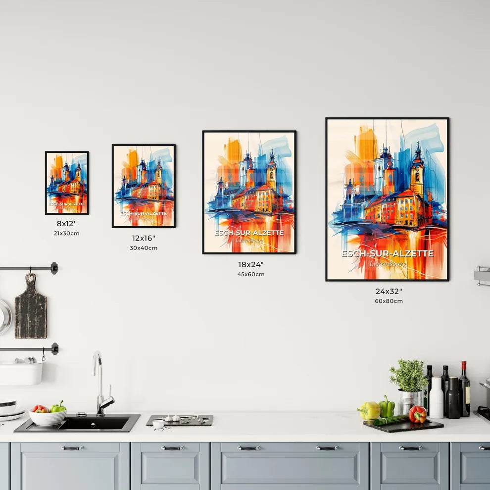 Vibrant Esc Kitchen Art