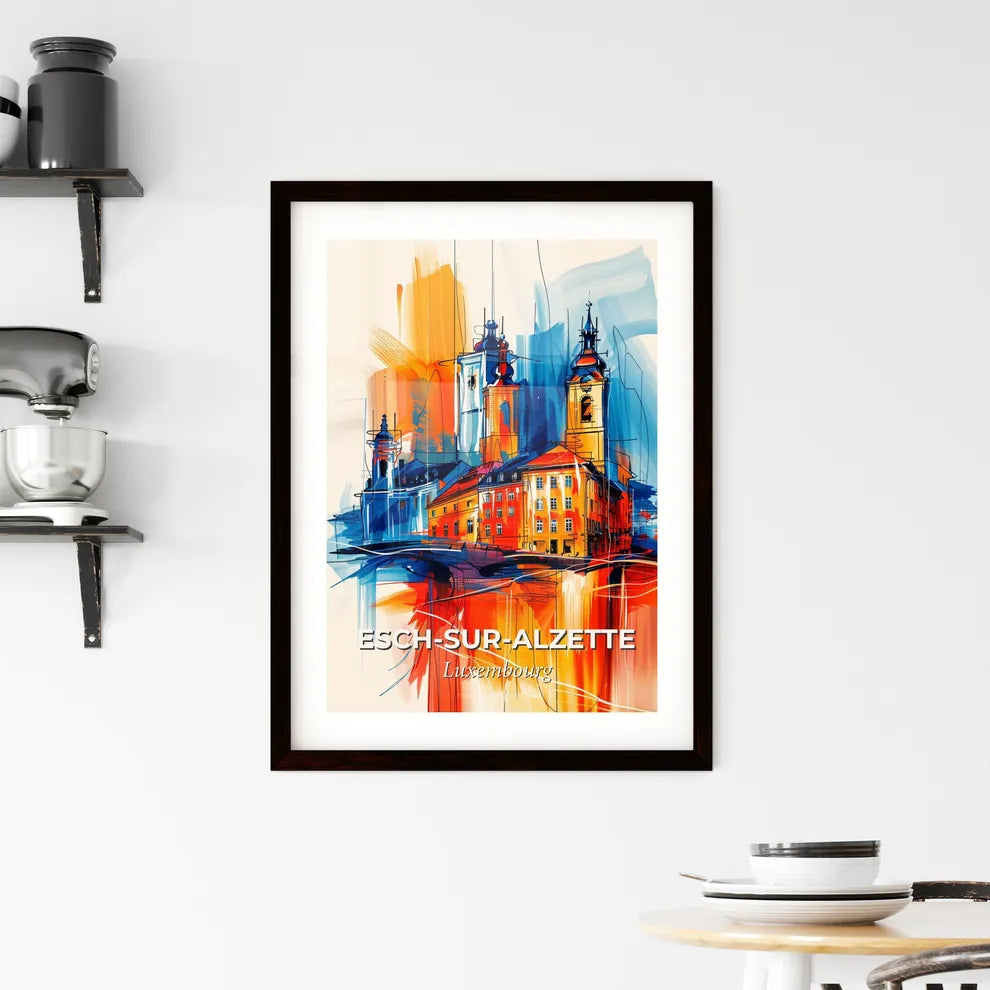 Vibrant Esc Framed Print