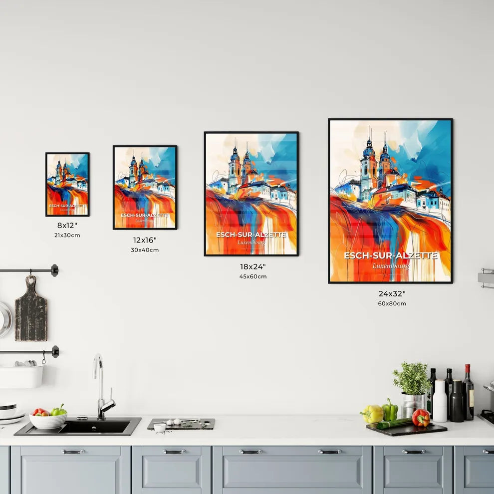 Vibrant Esc Kitchen Art