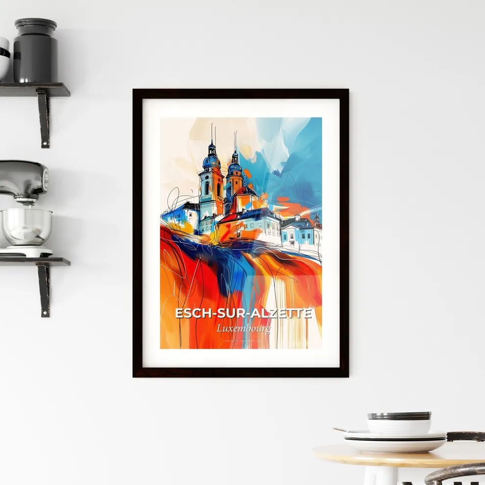 Vibrant Esc Framed Print
