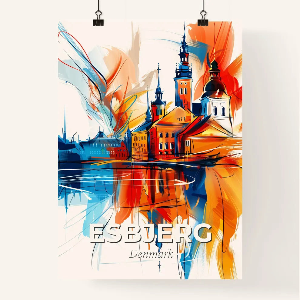 Vibrant Esbjerg, Denmark Poster