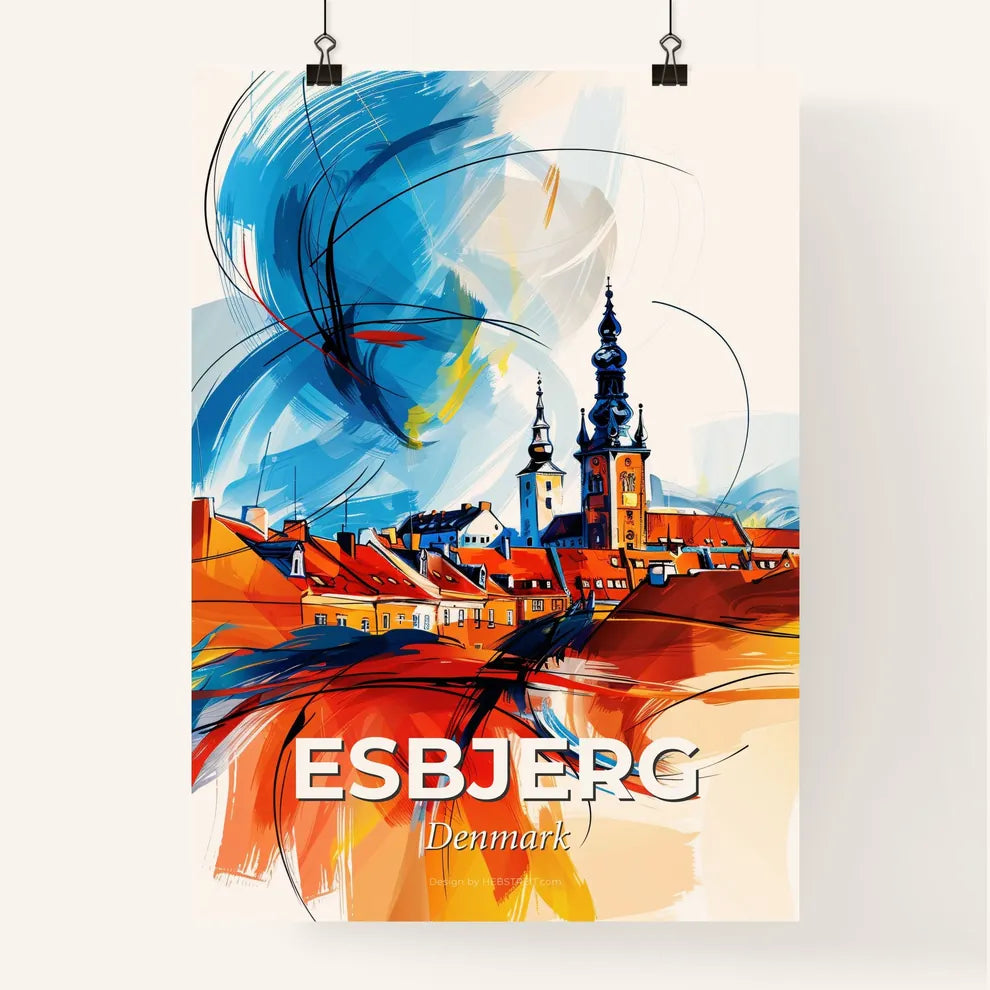 Vibrant Esbjerg, Denmark Poster