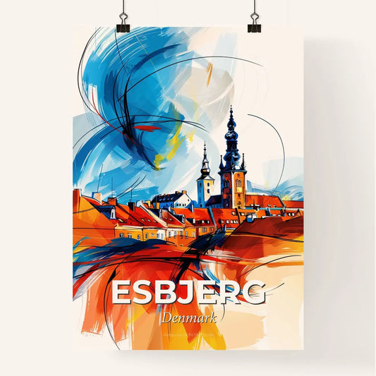 Vibrant Esbjerg, Denmark Poster