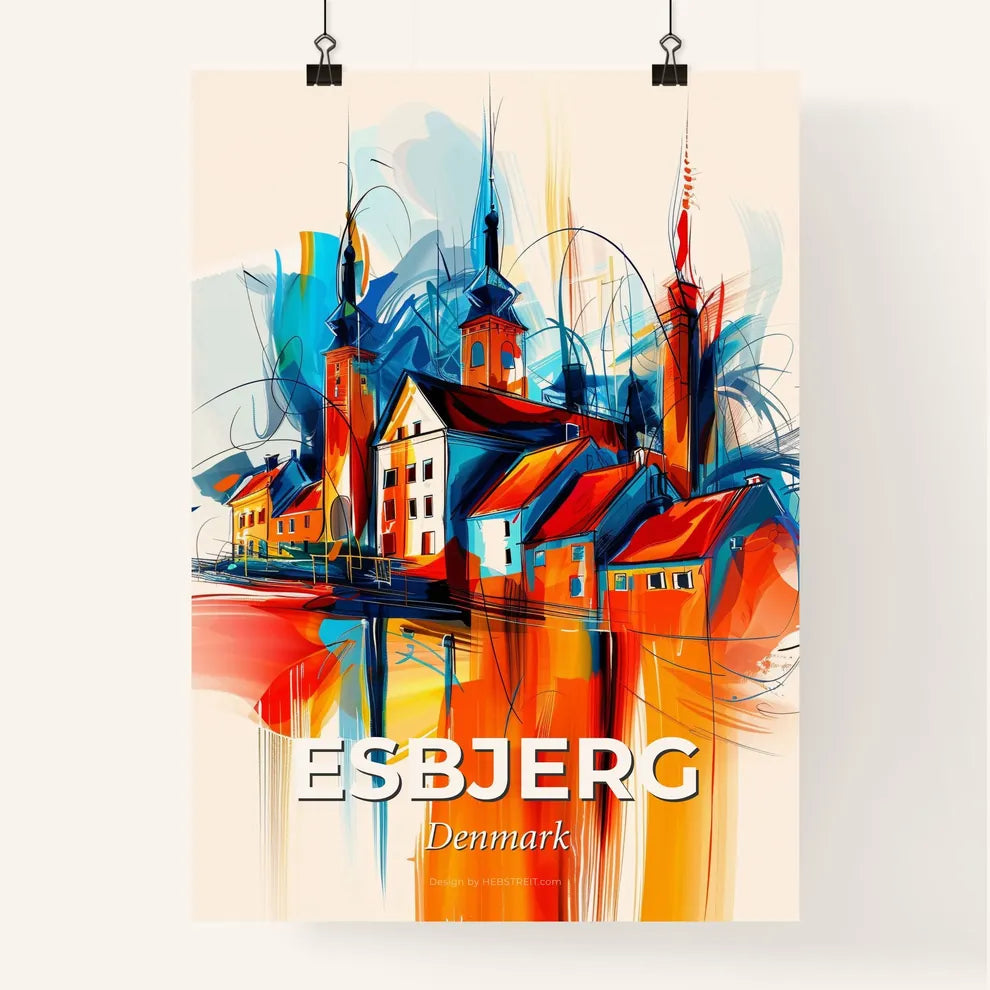 Vibrant Esbjerg, Denmark Poster