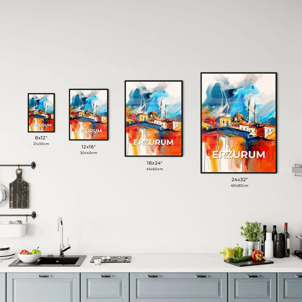 Vibrant Erzurum, Turkey Kitchen Art