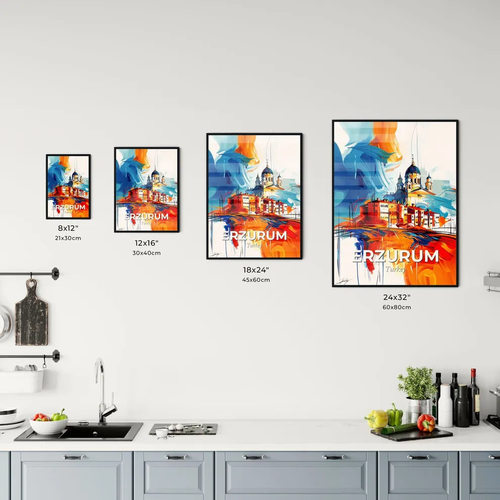 Vibrant Erzurum, Turkey Kitchen Art