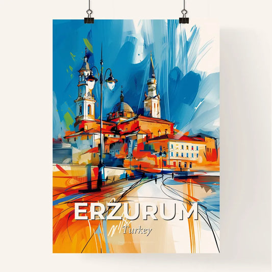 Vibrant Erzurum, Turkey Poster