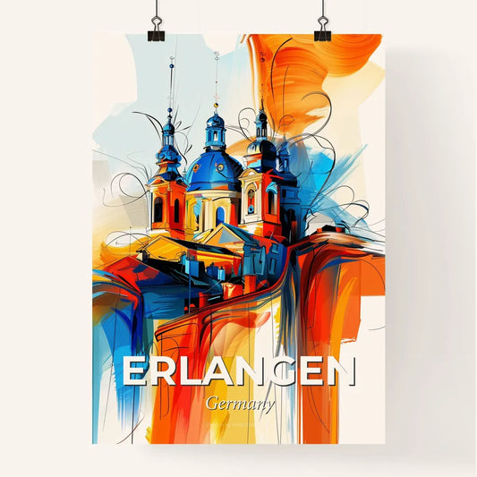 Vibrant Erlangen, Germany Poster