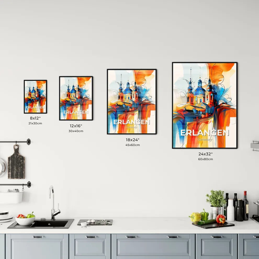 Vibrant Erlangen, Germany Kitchen Art