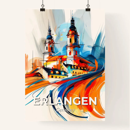 Vibrant Erlangen, Germany Poster