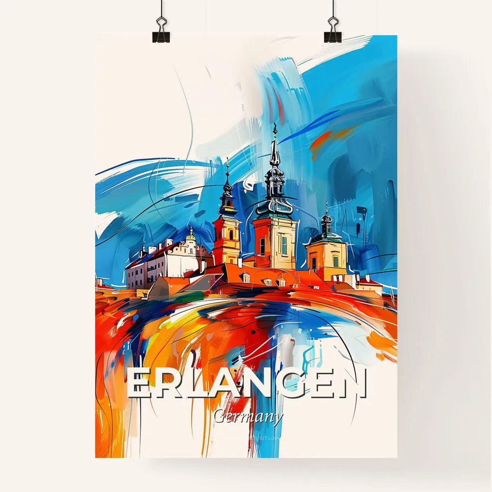 Vibrant Erlangen, Germany Poster