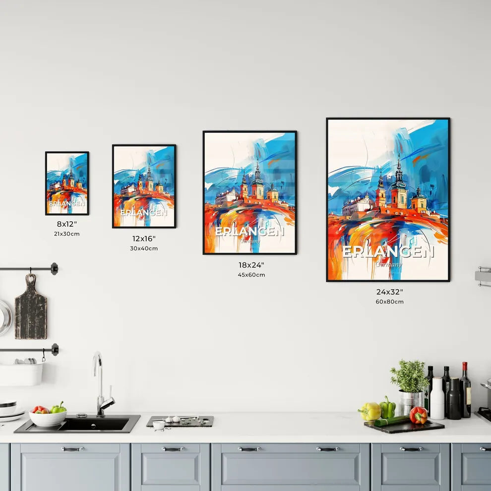Vibrant Erlangen, Germany Kitchen Art