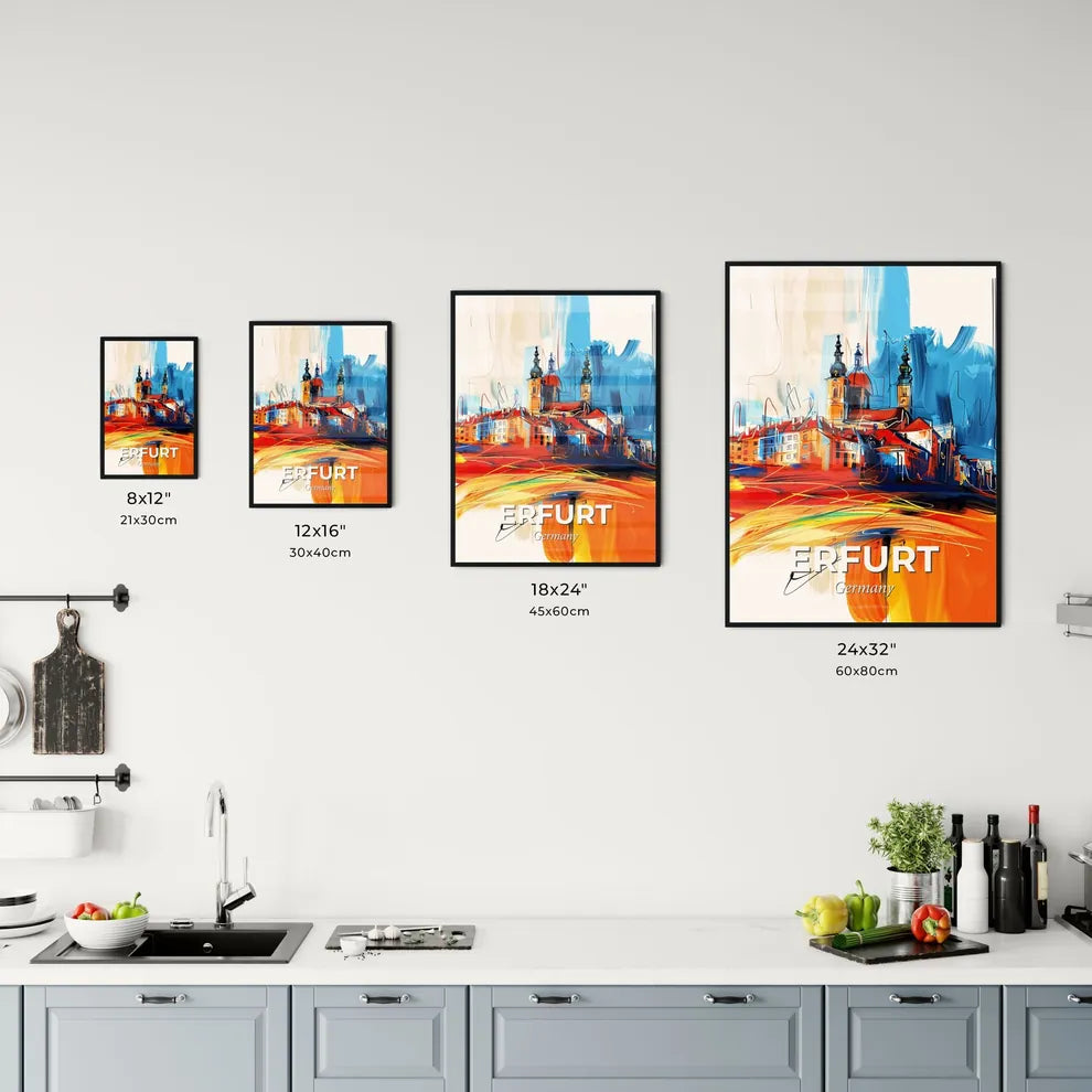 Vibrant Erfurt, Germany Kitchen Art