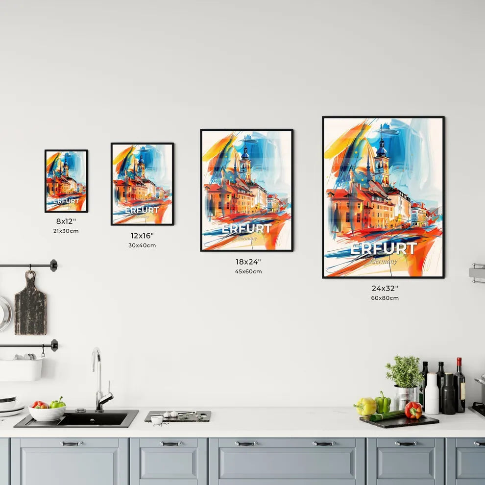 Vibrant Erfurt, Germany Kitchen Art