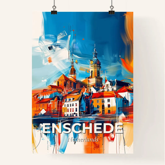 Vibrant Enschede, Netherlands Poster