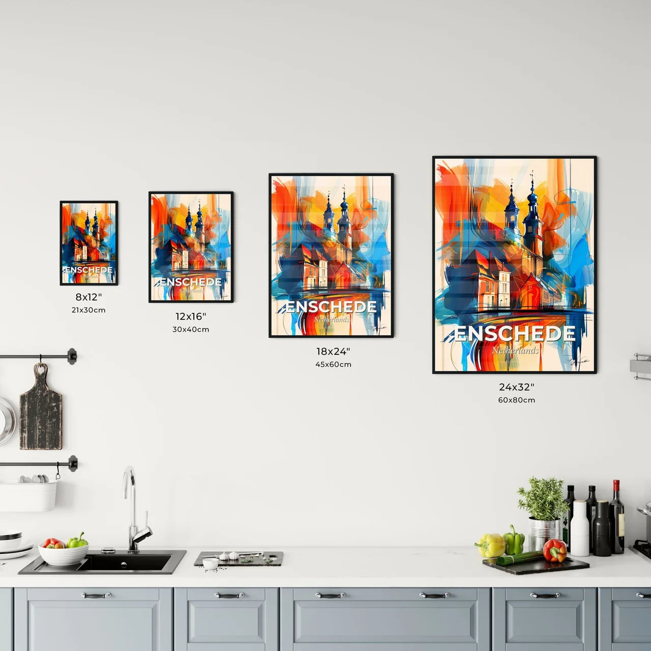 Vibrant Enschede, Netherlands Kitchen Art