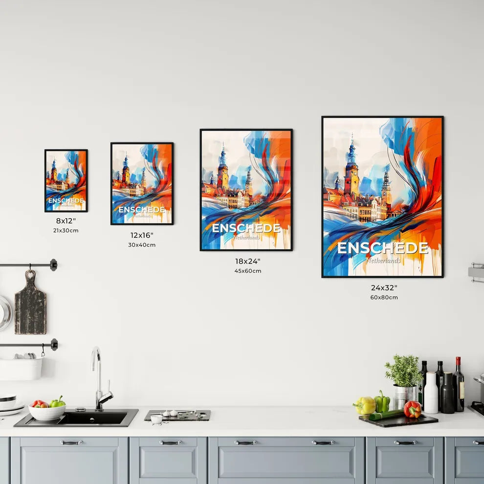 Vibrant Enschede, Netherlands Kitchen Art