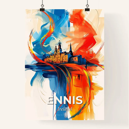 Vibrant Ennis, Ireland Poster