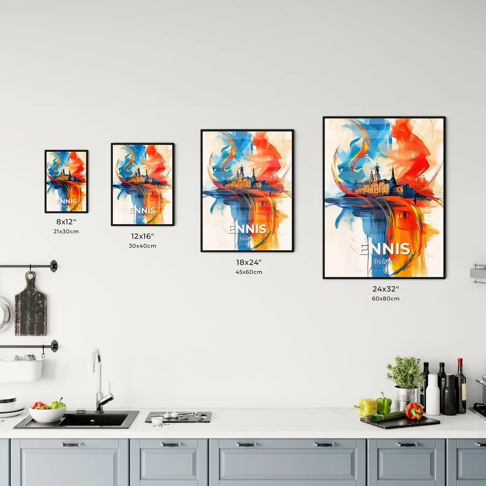 Vibrant Ennis, Ireland Kitchen Art