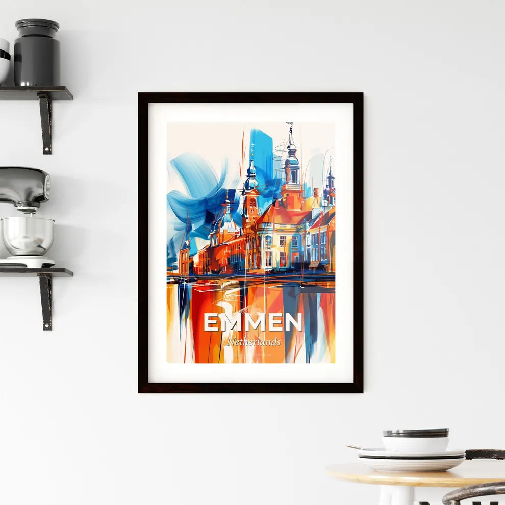 Vibrant Emmen, Netherlands Framed Print