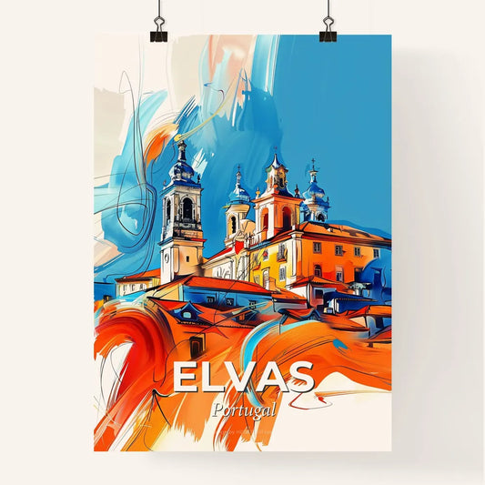 Vibrant Elvas, Portugal Poster