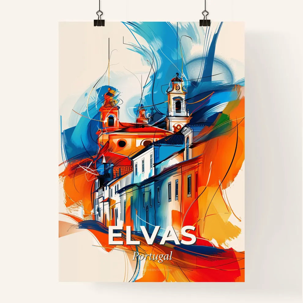 Vibrant Elvas, Portugal Poster