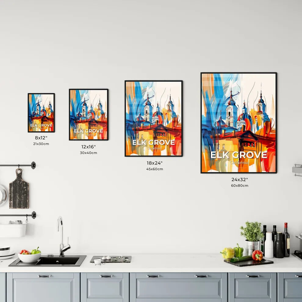 Vibrant Elk Grove, California Kitchen Art