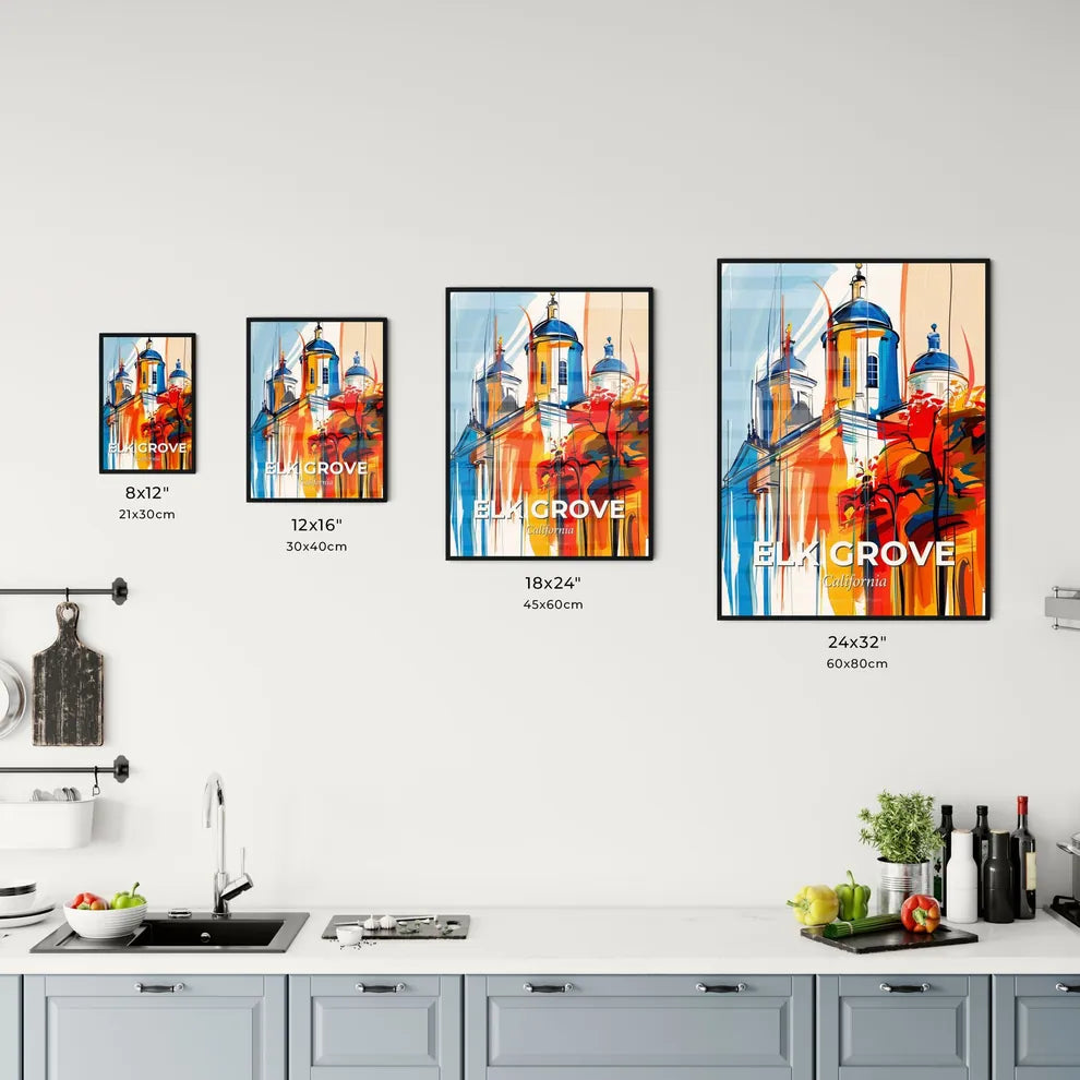 Vibrant Elk Grove, California Kitchen Art