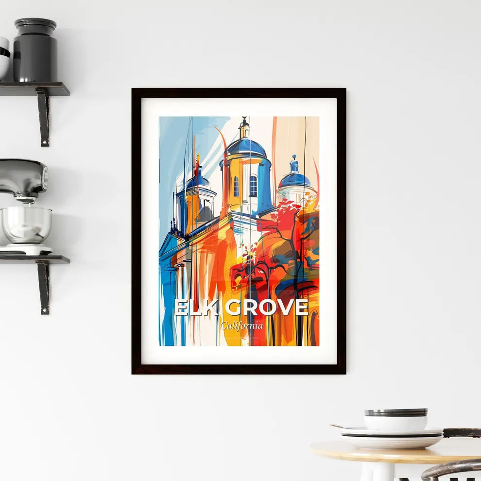 Vibrant Elk Grove, California Framed Print