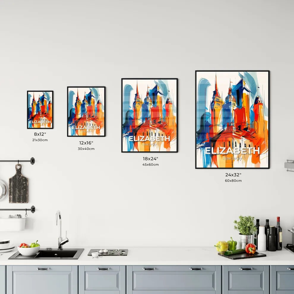 Vibrant Elizabeth, New Jersey Kitchen Art